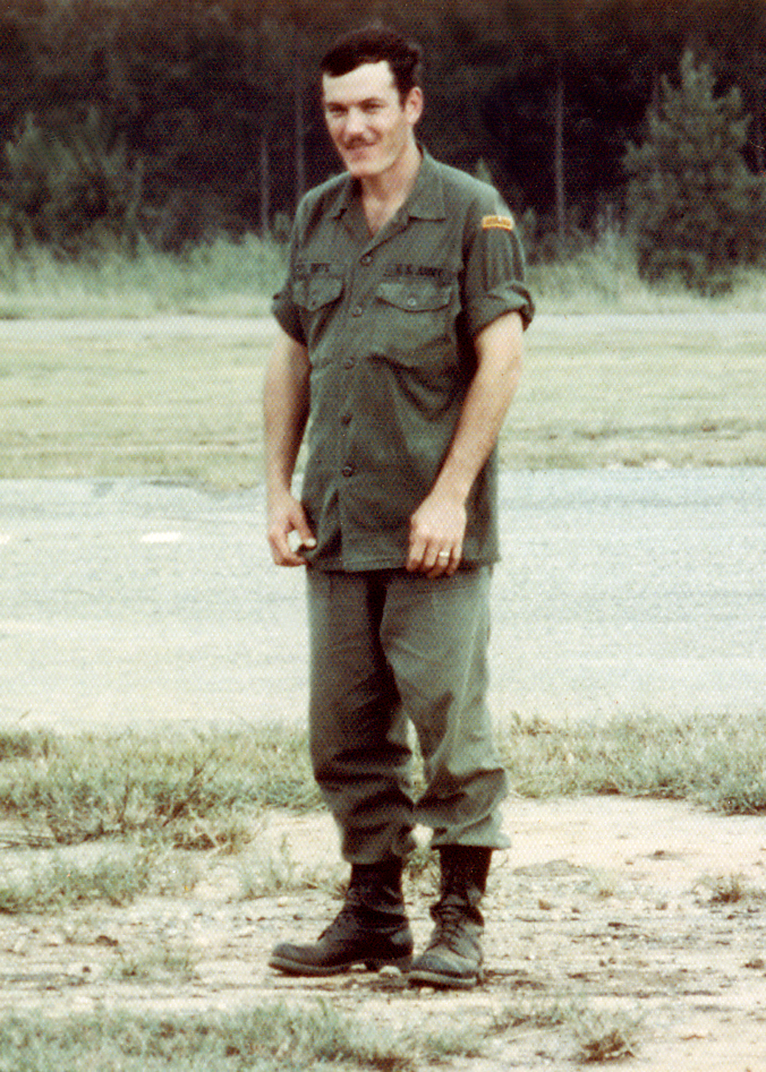 CPT Eric Deets Graduating Ranger School 1971